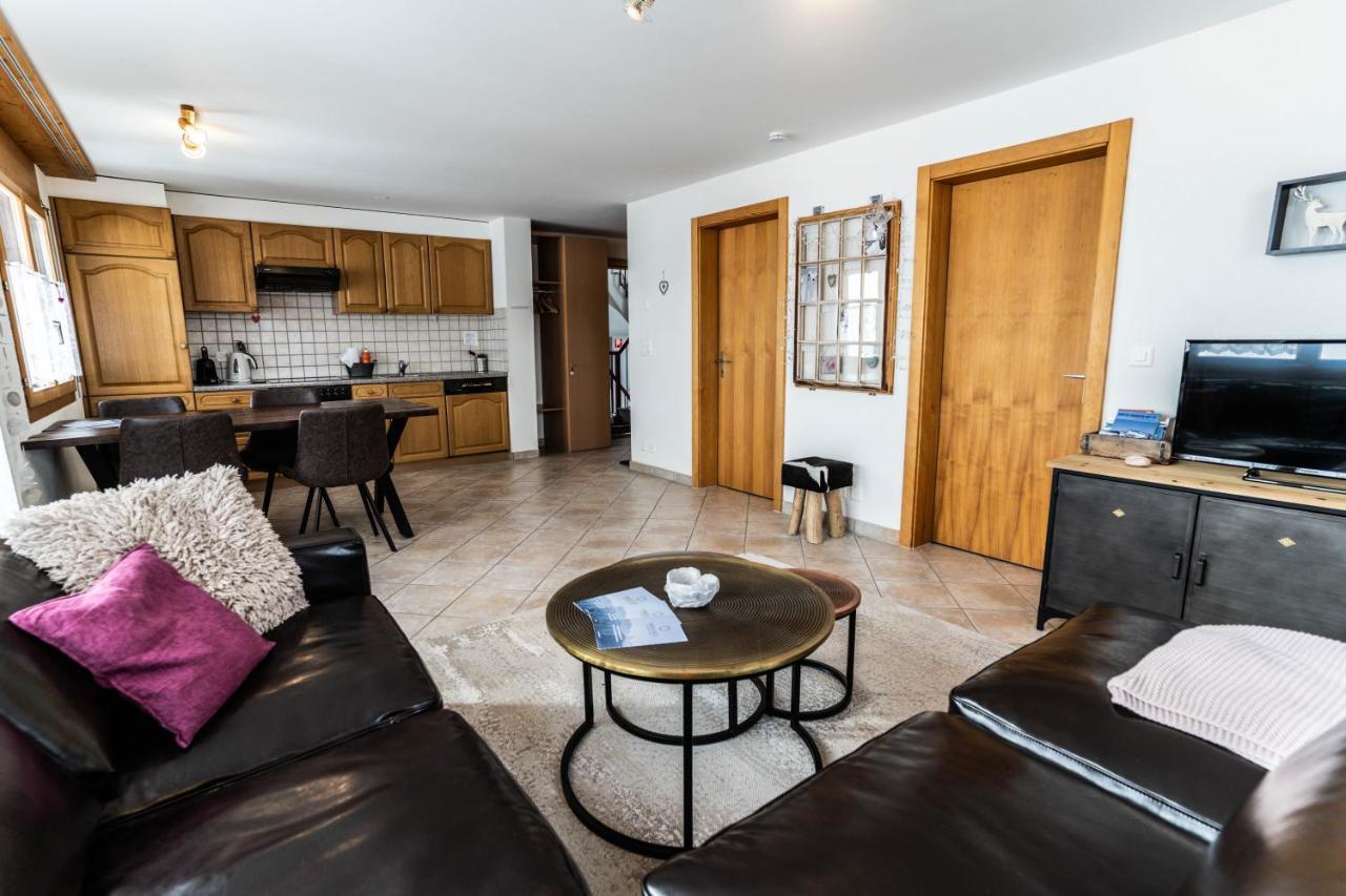 Ferienwohnung Haus Lotus, Riederalp Moosfluhbahn Exterior foto