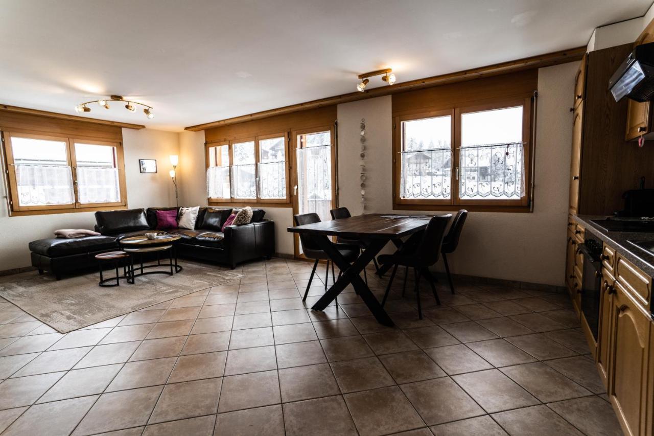 Ferienwohnung Haus Lotus, Riederalp Moosfluhbahn Exterior foto