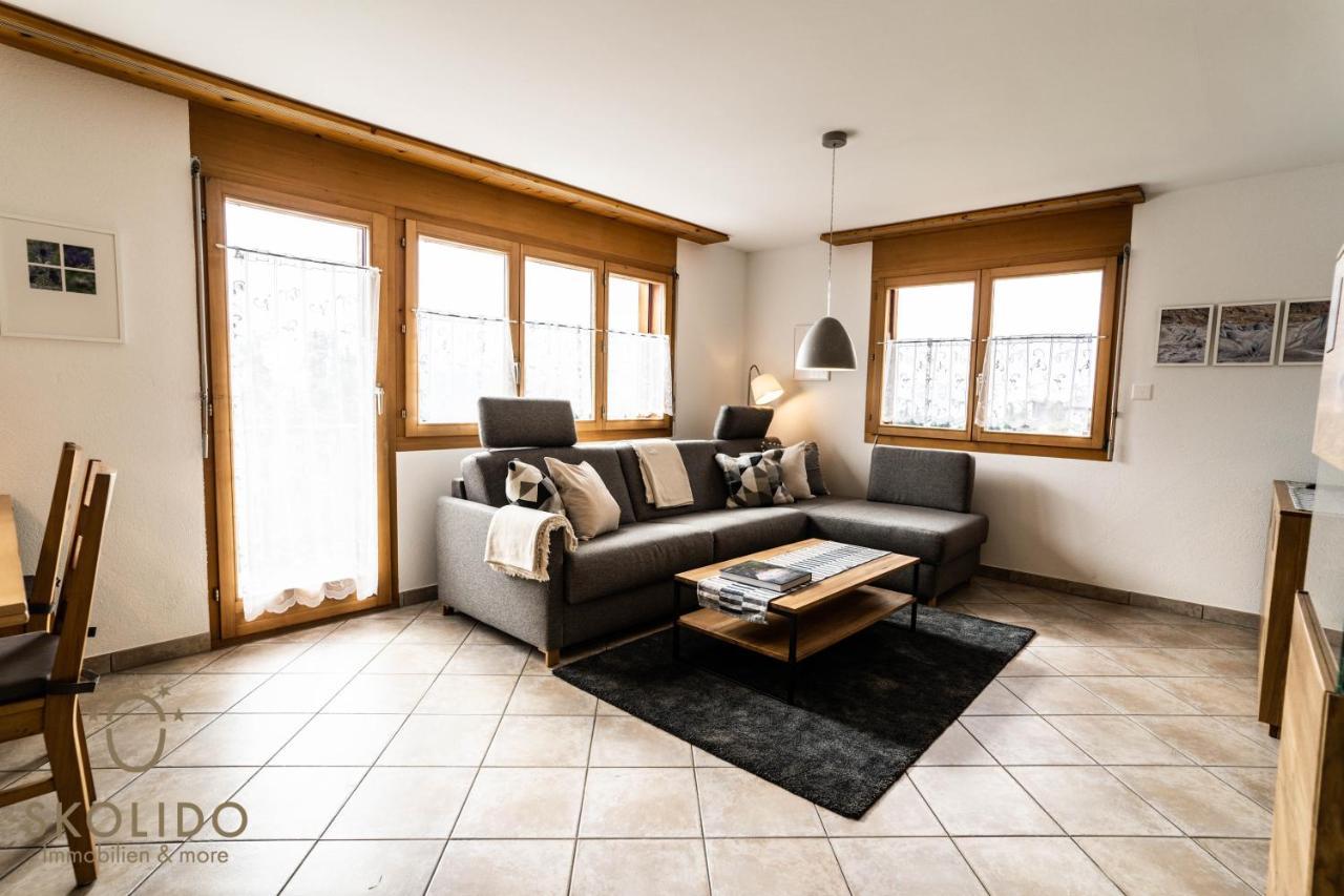 Ferienwohnung Haus Lotus, Riederalp Moosfluhbahn Exterior foto