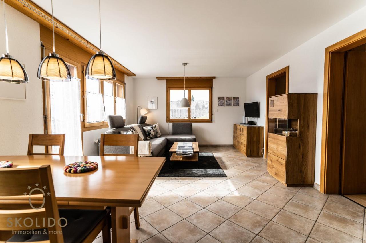 Ferienwohnung Haus Lotus, Riederalp Moosfluhbahn Exterior foto