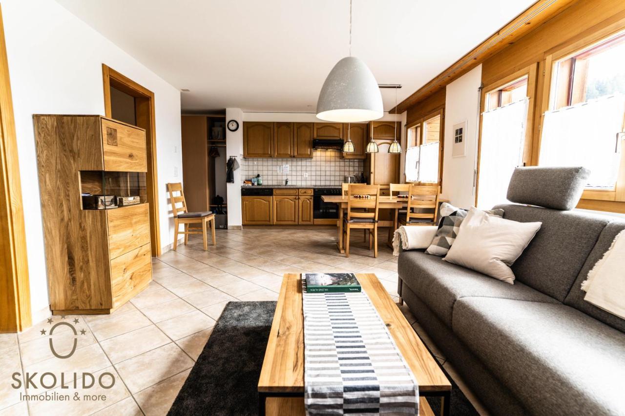 Ferienwohnung Haus Lotus, Riederalp Moosfluhbahn Exterior foto